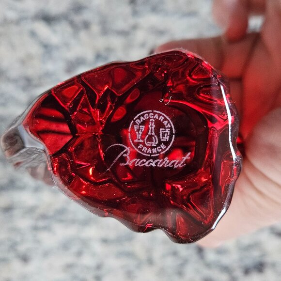 RARE MIB 2017 BACCARAT CRYSTAL ZODIAC ROOSTER CHICKEN CRYSTAL FIGURINE OBJET - Picture 8 of 10